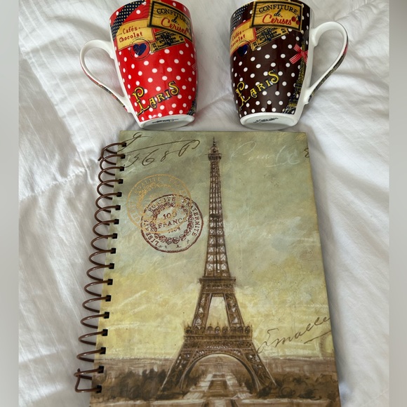 Paris Coffee Mugs and Memory Photo Journal - Picture 1 of 4